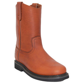 Men's Leather Soft Toe Work Boot-300