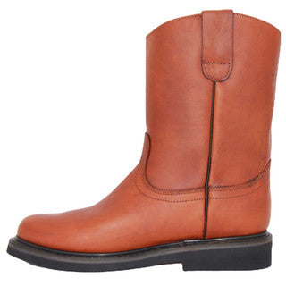 Men's Leather Soft Toe Work Boot-300